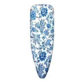 Replace Household Thick Heat Retaining Padded Ironing Board Cover Easy Fitted - Blue and white