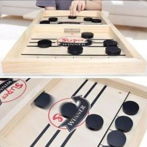 Pucket wooden board game fastest game with coins large size