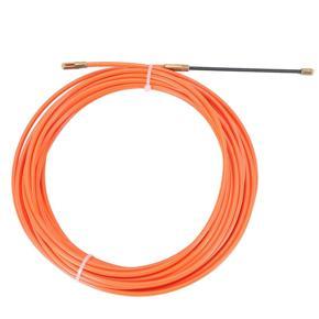 4Mm 10 Meter Orange Guide Device Nylon Electric Cable Push Pullers Duct Snake Rodder Fish Tape Wire
