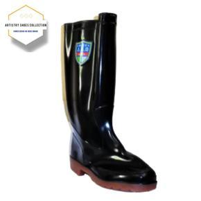 PVC Water Proof Rubber Gum Boot - Black