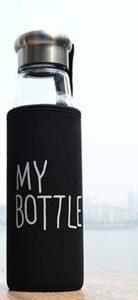 Multipurpose Outdoor My Bottle Water Bottle 420ml  - Transparent