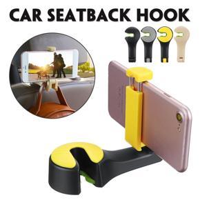 2 In 1 Universal Car Auto Seat Back Hook Hanger + Phone Holder