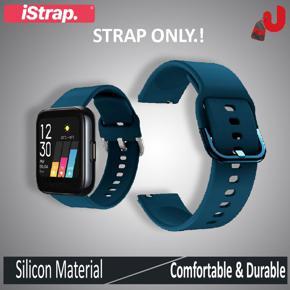 Istrap sports Band - Smart Watch Strap - 2iStrap Sports Band - 22 MM Width Replacement Smart Watch Strap - Universal Silicone Band Strap - Watch Strap - Strap - W12 - MI WATCH  - Multic2mm Strap - Sil