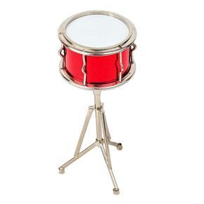 XHHDQES Miniature Snare Drum with Case Mini Percussion Musical Instrument Mini Snare Drum Miniature Dollhouse Model Ornament