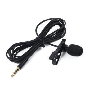 【MIGAPALAZA】 Clip-on Lapel Mini Lavalier Mic Microphone 3.5mm for Mobile Phone PC Recording