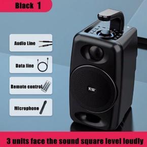 Portable Speaker High Power Boom Box Outdoor Subwoofer speaker wireless microphoneBluetooth Column Wireless Bluetooth Speaker