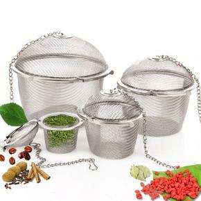 Stainless Steel Tea Locking Spice Egg Shape Ball Mesh Infuser Tea Strainer Kitchen Accessories