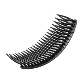 XHHDQES Black Plastic 24 Teeth Hair Comb Clip Clamp 4 Pcs for Lady Girls