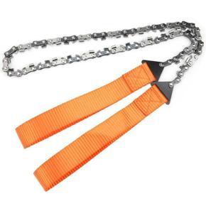 Romeng La Outdoor 33 Tooth Pocket Chainsaw Survival Zipper Saw Hand Chain for Wood Cutting