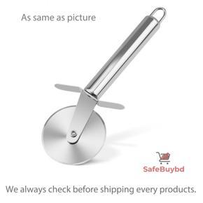 Stainless Steel Pizza wheel cutter - Pizza cutter silver, Pizza cutter knife