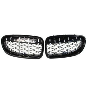 1 Pair of Car Front Grille Front Kidney Grilles Replacement for BMW 5-Series F10 F18 2011-2016