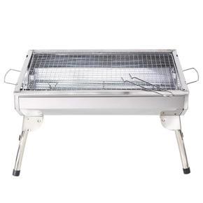 Portable Folding Barbecue/ Stainless Steel Combined Barbecue [BBQ] Size: L x W x H (47.5 x 33 x 31 cm)