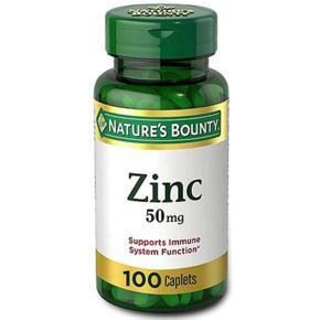 Nature's Bounty Zinc 50 mg Caplets 100 counts