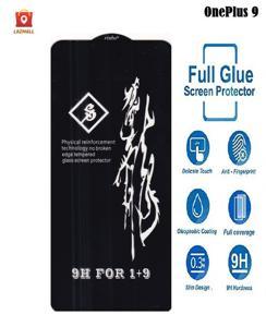 OnePlus 9 Rinbo Tempered Glass Screen Protector (Better than 6D/11D/21D)-Black