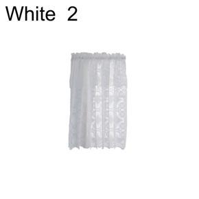 Lace Flower Window Balcony Short Curtain Gauze Kitchen Valance Drape Home Decor