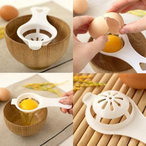 Egg Separator Cake Cooking Tools White Filter Sifting Processing Dispenser Baking Gadget Utensils Yolk Separation Essential Food Grade Material For Home Family Divider Cakes Pastry Bakeware Dividers S