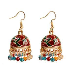 Trendy Bohemian Vintage Antique Indian Jhumka Earrings for Girls Simple Stylish Metal Drop Earrings for Women New Collection 2022 -   Big Size Jhumka Earrings for Girls Stylish