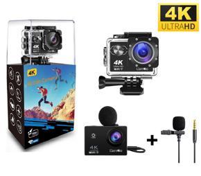 CamGo Wifi 4K Ultra HD Waterproof Sports Action Camera With Extranal microphone
