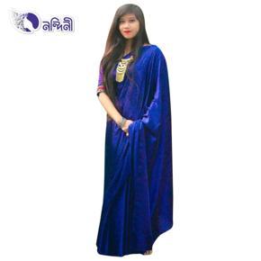 Blue Japani Silk sharee for Women