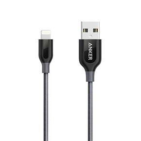 Anker PowerLine+ 3ft MFI Lightning Cable with Pouch (A8121) – Black