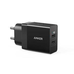 Anker PowerPort 2 Lite Dual USB Wall Charger (A2129) – Black
