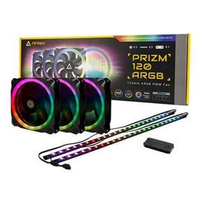Antec Prizm 120 ARGB 3+2+C 3 in 1 Pack With Fan Controller And LED Strips