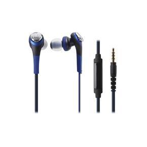 Audio-Technica ATH-CKS550iS Solid Bass® In-Ear Headphones with In-line Mic & Control