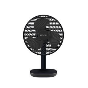Awei F23 Mini Rechargeable Desktop Fan – Black