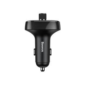 Baseus S-09 T-Typed Dual USB Bluetooth Car Charger With FM Transmitter