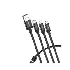 Baseus Data Faction 3 in 1 Cable (Micro + Type-C + iPhone)