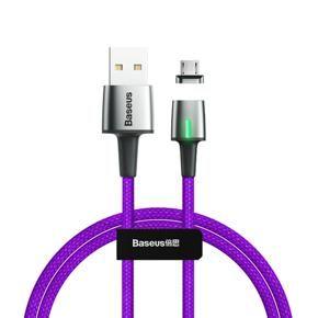 Baseus Zinc Magnetic 1.5A Cable USB For Micro 2M (CAMXC-G05) – Purple