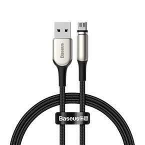 Baseus Zinc Magnetic Cable Micro USB 2A 1M (CAMXC-H01) – Black