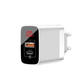 Basues Mirror PPS Quick Charge 18W A+C Wall Charger