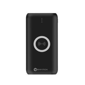 Baykron 10000mAh Qi Wireless Charging Power Bank with PD (BAPBBLK100W) – Black