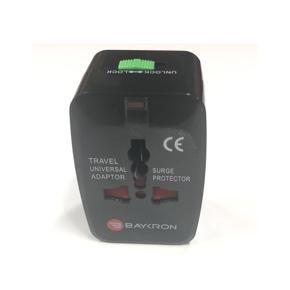 Baykron Universal World Travel Adapter (ITC001) – Black