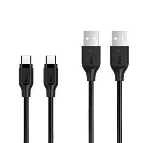 AUKEY USB C Fast Charging Cable 3ft (2 Pack)
