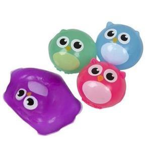 Cp You Get 1 Owl Splat Ball Squishy Toy Slime Cool Novelty ( Color Of Owl Will Vary ) Ages 5+