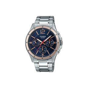 Casio MTP-1374D-2A2V Chronograph Stainless Steel Watch