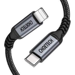 CHOETECH USB C to Lightning Cable MFI 6ft (IP0039)