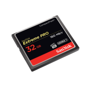 SANDISK 32GB COMPACT FLASH CARD EXTREME PRO # SDCFXPS-032G-X46