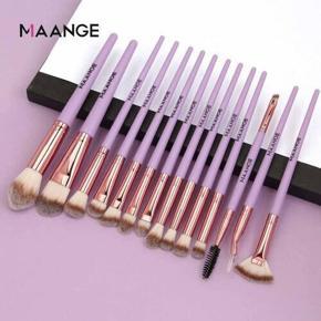 Maange 14pcs Purple Color Eye Makeup Brush set
