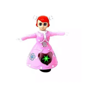 3D Light Dancing Doll Toy - Multicolor.