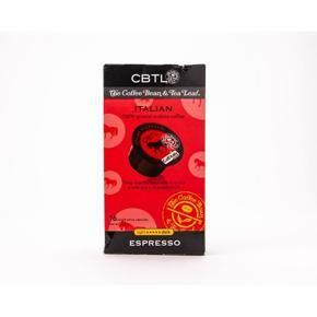 The Coffee Bean & Tea Leaf Italian Espresso Dark Roast Single Serve Coffee for CBTL Single Serve Systems, 1 Box of 16 Capsules