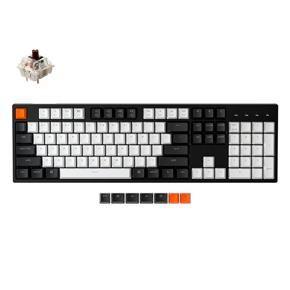 Keychron C2-A3 Wired White Backlight Gateron Brown Mechanical Keyboard