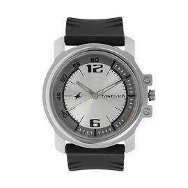 Fastrack Black Plastic Strap Watch