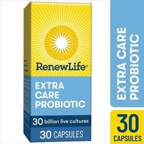 Renew Life Ultimate Flora Adult Extra Care Probiotic, 30 Billion CFU, 30 Capsules
