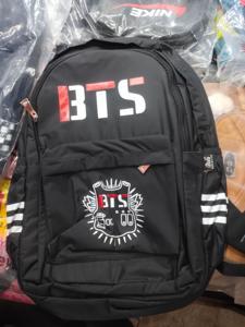 Gental BTS College Backpack With BTS Logo