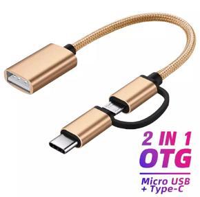 OTG two in one data cable type C&B