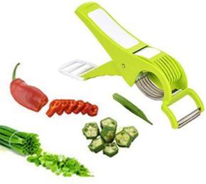 Multi Cutter With Peeler For Vegetable And Fruit Extra Sharp Stainless Steel - Multicolor