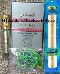 Free Miswak + Attar + Tasbeeh Al-Faris Approx Labbaik non alcoholic Perfume | Alfaris